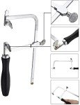 Adjustable Jeweler's Saw Frame with 144 Blades