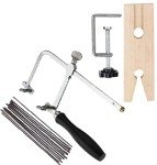 Adjustable Jeweler's Saw Frame with 144 Blades