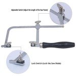 Adjustable Jeweler's Saw Frame with 144 Blades