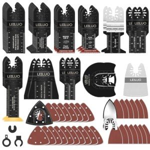 116-Piece Multitool Blade Kit with Storage Bag