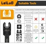 116-Piece Multitool Blade Kit with Storage Bag