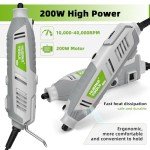Huepar 200W Rotary Tool Kit with 239 Accessories