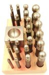24-Piece Doming & Dapping Block Set for Jewelers