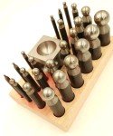 24-Piece Doming & Dapping Block Set for Jewelers