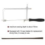 Jewelry Hacksaw Tool Kit with Blades and Vise