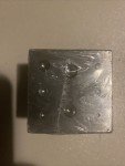 2"x2" Square Dapping Die for Goldsmithing