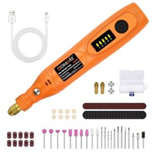 GOXAWEE Mini Cordless Rotary Tool with 105 Accessories