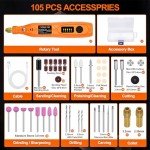 GOXAWEE Mini Cordless Rotary Tool with 105 Accessories