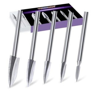 Dremel-Compatible Wood Carving Tool Set - 5 Pieces