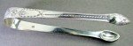 Elegant 1809 English Sterling Silver Sugar Tongs