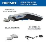 Dremel Cordless USB Electric Scissors with Blades