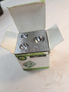 2”x2” Square Dapping Die for Goldsmithing