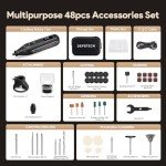 Cordless Rotary Tool Kit with 48 Accessories
