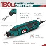 180W Rotary Tool Kit with 165 Accessories