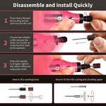 HARDELL Mini Cordless Rotary Tool Kit with 61 Accessories