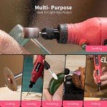 HARDELL Mini Cordless Rotary Tool Kit with 61 Accessories