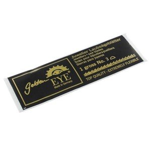Golden Eye Jewelers Saw Blades - 144 Pack