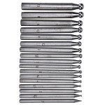 17-Piece Dapping Punch Set for Goldsmithing