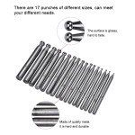 17-Piece Dapping Punch Set for Goldsmithing