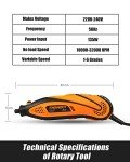 Engindot Rotary Tool Kit with Flex Shaft