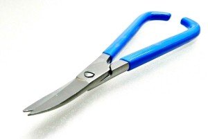 Curved 7" Jewelers Shears with PVC Handle