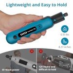 Tilswall 8V Cordless Rotary Tool Kit with 105 Accessories