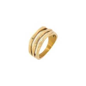 Stylish Waterproof Gold Stacking Ring for Women
