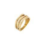 Stylish Waterproof Gold Stacking Ring for Women