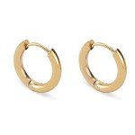 Trendy Gold Hoop Earrings - Lightweight & Waterproof