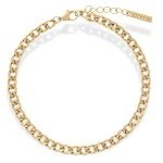 Trendy Waterproof Cuban Link Anklet for Women