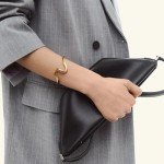 Gold Wave Cuff Bracelet - Trendy Stackable Design