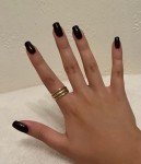 Stylish Waterproof Gold Stacking Ring for Women
