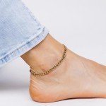 Trendy Waterproof Cuban Link Anklet for Women