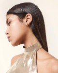 Trendy Gold Hoop Earrings - Lightweight & Waterproof