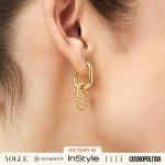 Ana Luisa Double Hoop Earrings – 14K Gold Plated
