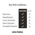 Ana Luisa Double Hoop Earrings – 14K Gold Plated