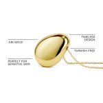 Ana Luisa 14K Gold Pebble Pendant Necklace