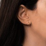 Trendy Lightweight Gold PVD Hoop Earrings for Women