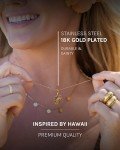Purelei® 18K Gold Sun Necklace - Adjustable Waterproof