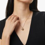 Puffed Heart Necklace - 14K Gold Plated