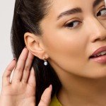 Frida Pearl Huggie Hoops - 14K Gold & Silver