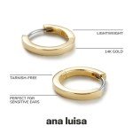 Ana Luisa Mini Gold Huggie Hoop Earrings