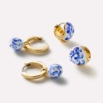Frida Pearl Huggie Hoops - 14K Gold & Silver
