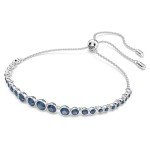 Swarovski Emily Rhodium-Plated Blue Bracelet