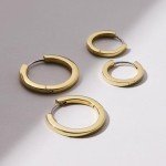 Ana Luisa Mini Gold Huggie Hoop Earrings