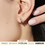 Ana Luisa 14K Gold Double Hoop Earrings
