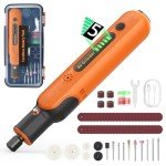 Ashfly 8V Cordless Rotary Tool Kit with 74Pcs Accessories