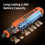 Ashfly 8V Cordless Rotary Tool Kit with 74Pcs Accessories