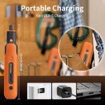 Ashfly 8V Cordless Rotary Tool Kit with 74Pcs Accessories