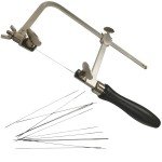 German-Style Jewelers Saw Frame with 12 Blades